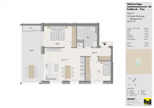 3-Zimmer-Terrassenwohnung