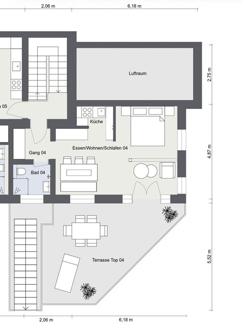 Möblierte Wohnung mit Bergpanorama (Top 3) - Hauptwohnsitz