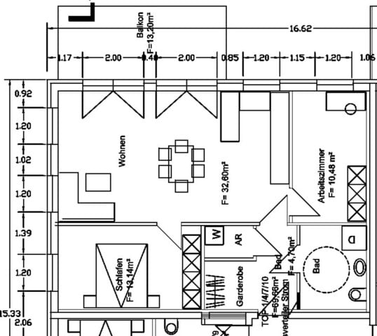 3-Zi.-Wohnung in Hohenems mit Balkon, Garage & traumhaftem Stadtblick!