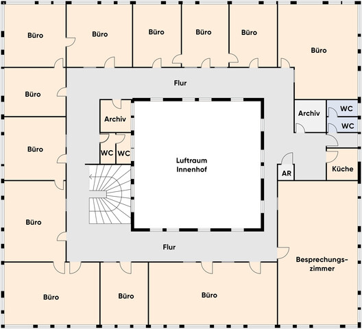 Moderne Bürofläche als Sprungbrett für Ihr Business
