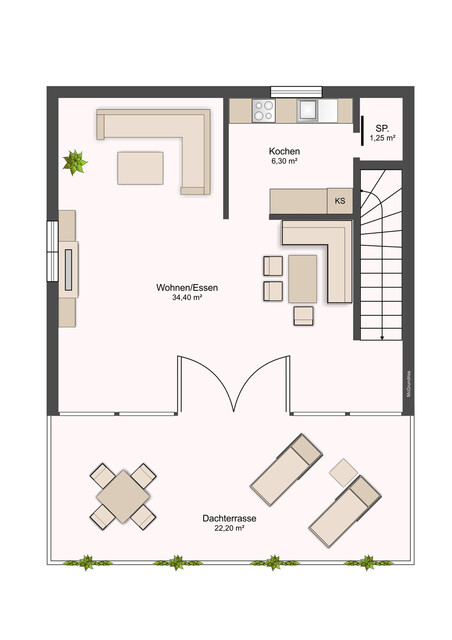 Lichtdurchflutete 4-Zimmer-Maisonette mit Terrasse in Lauterach