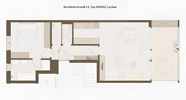 Wohnen mit Seeblick: Exklusive 2-Zimmer-Terrassenwohnung in Lochau zu vermieten!