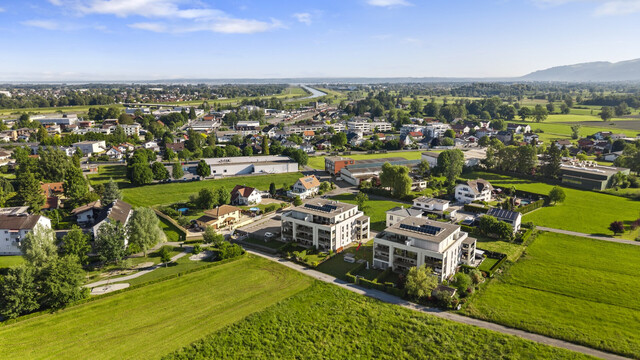 Willkommen über den Dächern von Lustenau - Penthouse-Wohnung mit rund 91 m² Terrasse und top smarthome Ausstattung