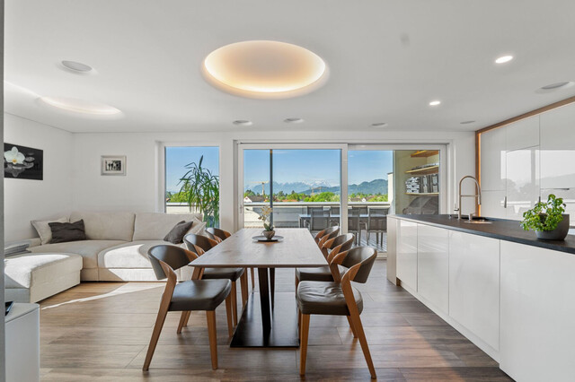 Willkommen über den Dächern von Lustenau - Penthouse-Wohnung mit rund 91 m² Terrasse und top smarthome Ausstattung