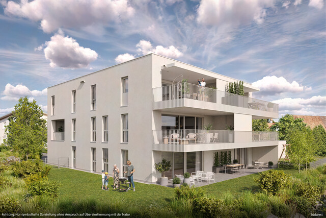 Geräumige 2-Zimmer-Terrassenwohnung | A02