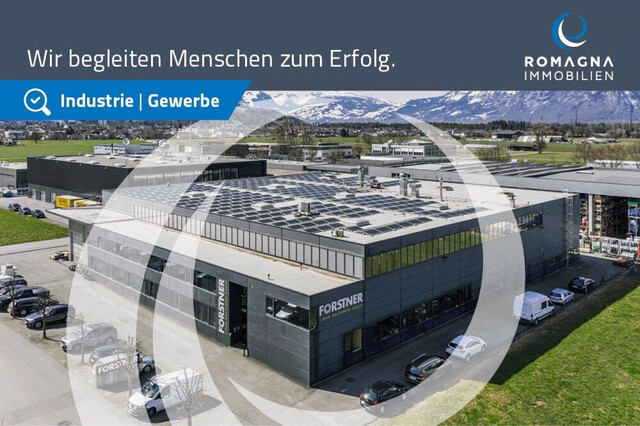 Moderne Produktions- und Lagerhalle mit möblierter Bürofläche 1.340 m² - nachhaltiger Gewerbebau R2 - Industriepark Runa in Feldkirch-Altenstadt