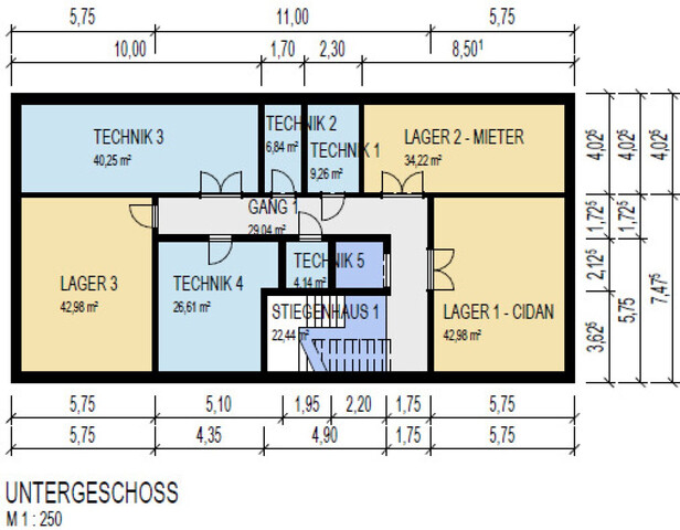 Moderne Produktions- und Lagerhalle mit möblierter Bürofläche 1.340 m² - nachhaltiger Gewerbebau R2 - Industriepark Runa in Feldkirch-Altenstadt