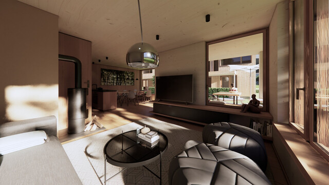 Langen bei Bregenz -  Vollholz Doppelhaus - 140 m² - Baubeginn im März 2026