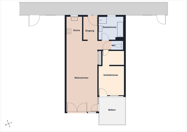 Zentrumsnah & sorgenfrei – 2-Zimmer-Mietwohnung mit Komfort in Dornbirn