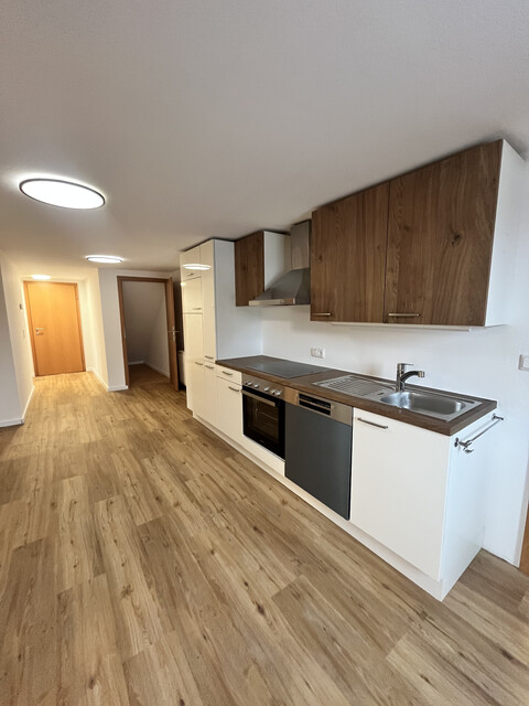 Renovierte 3,5 Zimmer-Wohnung mit großem Privatgarten, Gartenhaus, Carport und Keller in Höchst