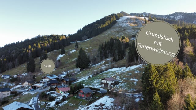 Grundstück für ein Ferienhaus