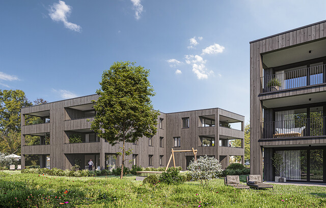 3-Zimmer Wohnung mit großem Garten auf 3 Seiten (Top A02)