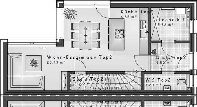 Schöne Doppelhaus-Hälfte in Götzis