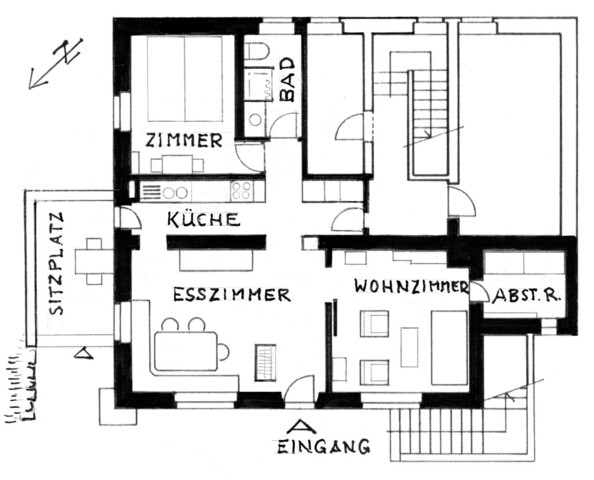 Ruhige Gartenwohnung in exklusiver Lage