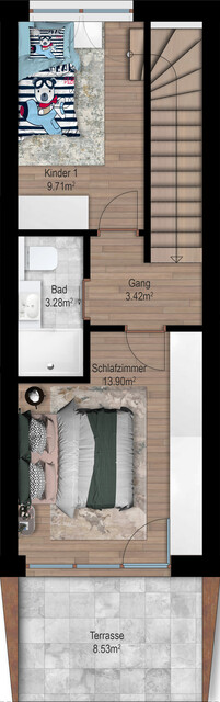 Reihenhaus mit Garten - modernes Nest für Ihre Familie - PIROL02
