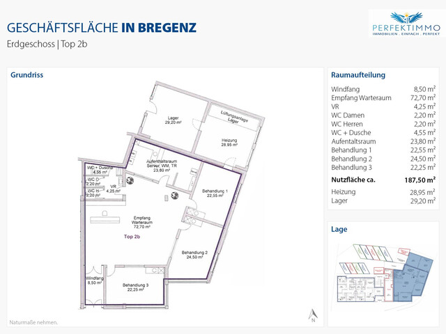 Geschäftsfläche mit bestehendem Mietverhältnis