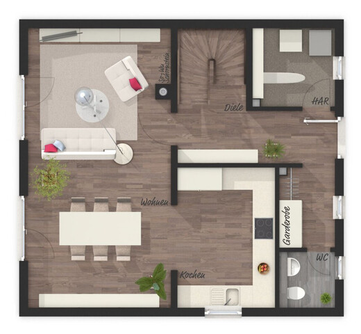 Nebelfrei Wohnen im eigenen Haus - RAUMWUNDER 114 - HAUS 3