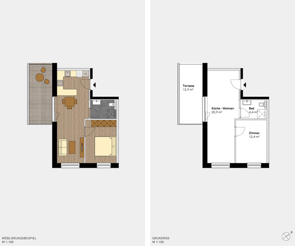 Attraktive 2-Zimmer Wohnung in Tschagguns
