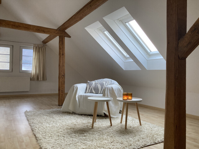 Loftartige Dachgeschoss-Wohnung in naturnaher Lage!