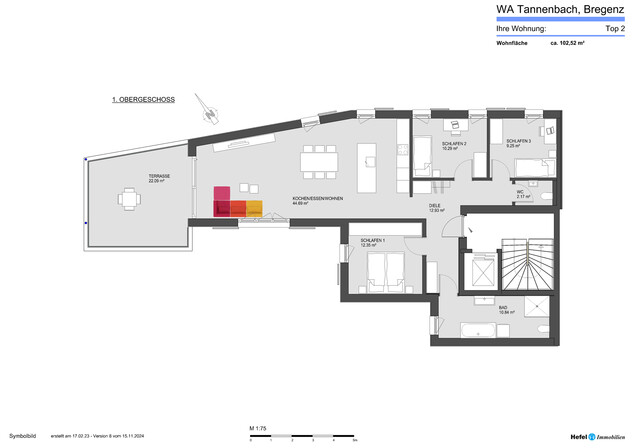 Wunderschöne 4-Zi-Wohnung mit toller Terrasse und Seesicht