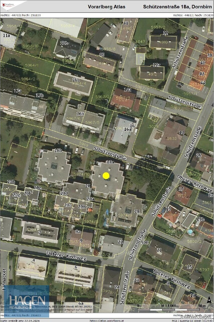 Top 3 Zimmerwohnung in zentraler aber ruhiger Lage von Dornbirn!
