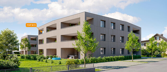 3-Zi-Dachgeschosswohnung TOP 9 in Muntlix, Hauptstraße 31+33