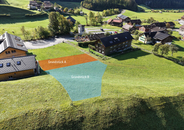Grundstück mit zusätzlicher Freifläche in Bezau