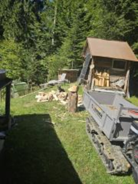 Rückzugsort in den Bergen – Charmante Hütte am See gelegen