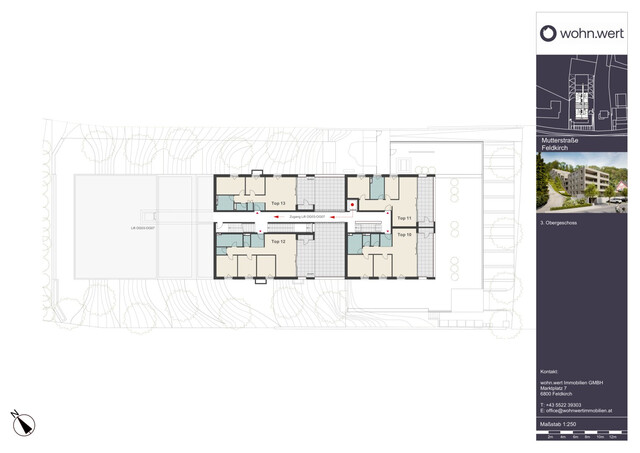Wohnanlage "Hillside" - Traumhafte 3-Zimmerwohnung mit großzügiger Terrasse - Top 11