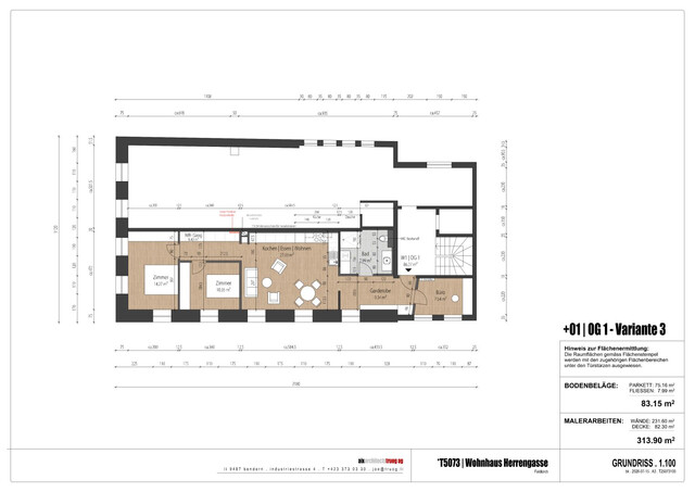 Charmante 4-Zimmer-Altbauwohnung mitten in Feldkirch