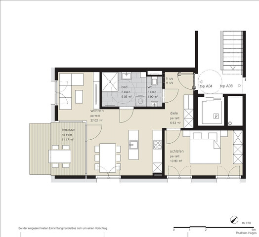 Neubau im Zentrum - Top A.04
2-Zimmerwohnung im 1. OG
WOHNBAUFÖRDERUNG