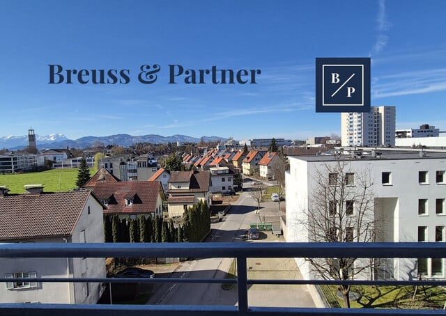 Attraktive 2-Zimmer-Wohnung mit Balkon in zentraler Lage von Bregenz. Sensationelles Preis- Leistungs Verhältnis