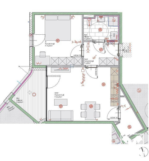 A11 - Neubau! 2-Zimmer-Mietwohnung