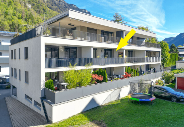 Stilvolles 2-Zimmer-Apartement wo Stadt und Berge sich treffen