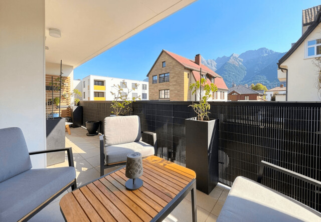 Stilvolles 2-Zimmer-Apartement wo Stadt und Berge sich treffen