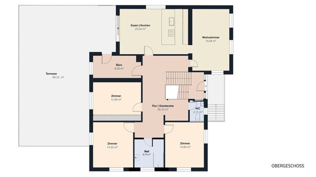 Altach | Penthousewohnung in Einfamilienhaus mit großer Sonnenterrasse und Weitblick