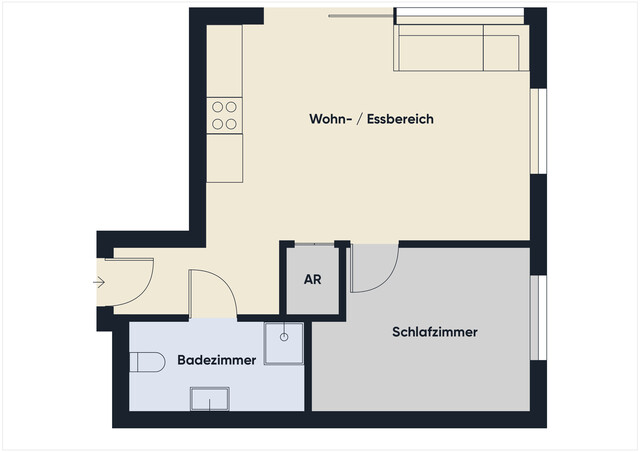 Stylisch & neu: 2-Zimmer-Gartenwohnung in Höchst ab sofort beziehbar!