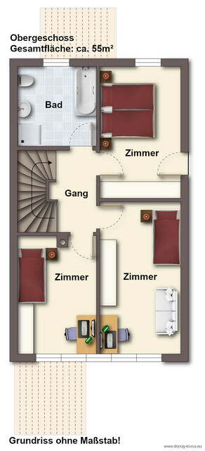 Schönes Eckreihenhaus mit großzügiger Wohnfläche, Keller und Garage im Herzen von Hohenems!