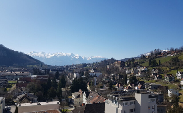 Kompakte Penthouse-Wohnung  mit einzigartigem Rundumblick 