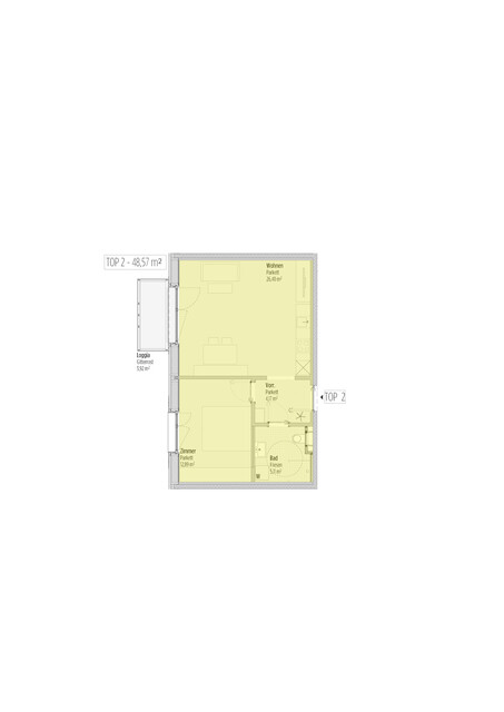 2-Zi-Wohnung in Feldkirch-Tisis, Grenznähe Liechtenstein, schöne Aussichtslage