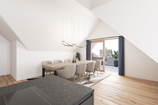 moderne Neubauwohnung mit Südausrichtung Balkon  