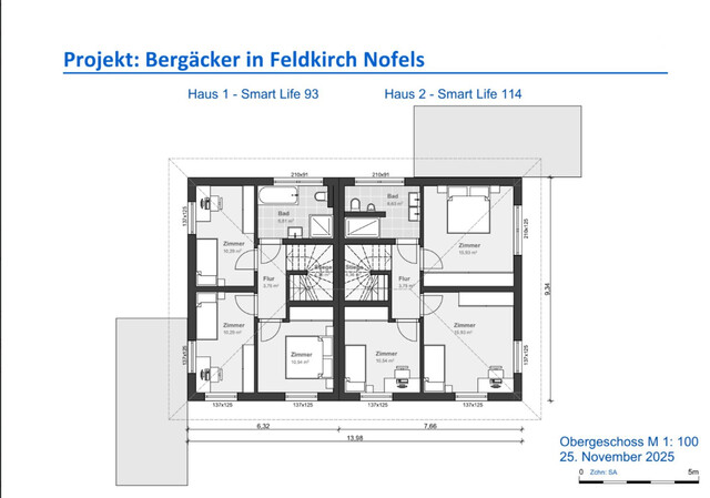 Neubau-Doppelhaus in Feldkirch