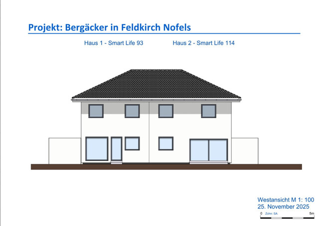 Neubau-Doppelhaus in Feldkirch