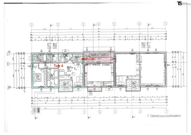 Feldkirch-Tosters: 3-Zimmer-Wohnung 74,34 m2 mit Balkon inklusive 1 KFZ-Abstellplatz