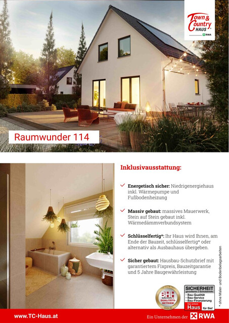 Nebelfrei Wohnen im eigenen Haus - RAUMWUNDER 114 - HAUS 1