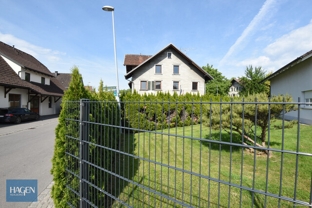 Zentrales Grundstück mit Entwicklungspotenzial in Lustenau