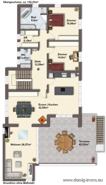 Stilvolles Einfamilienhaus mit großzügigem Raumangebot und separater Einliegerwohnung