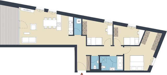4-Zimmer-Wohnung mit Balkon zu verkaufen (Top 09)