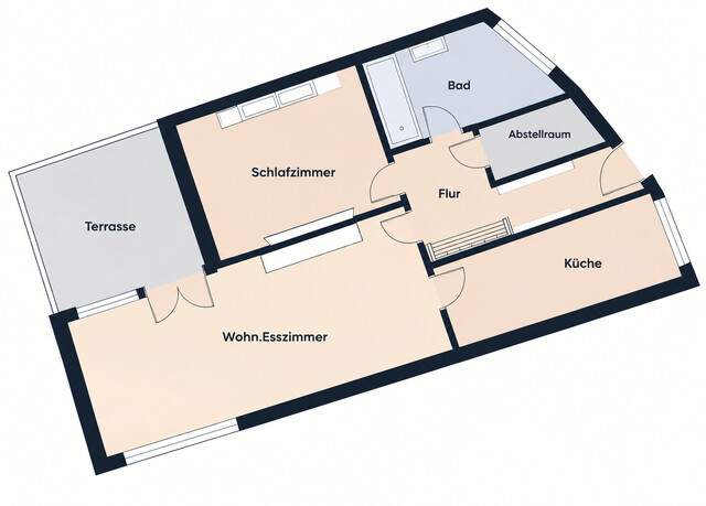 Ihr neues Zuhause am Bodensee – Moderne 2-Zimmer-Wohnung mit Loggia und besten Anbindungen