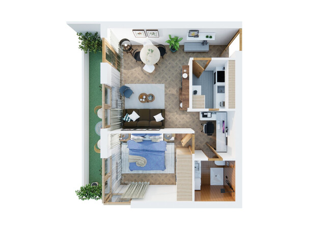 Charmante 2-Zimmer-Wohnung mit Sonnenbalkon in Dornbirns Innenstadt-Lage